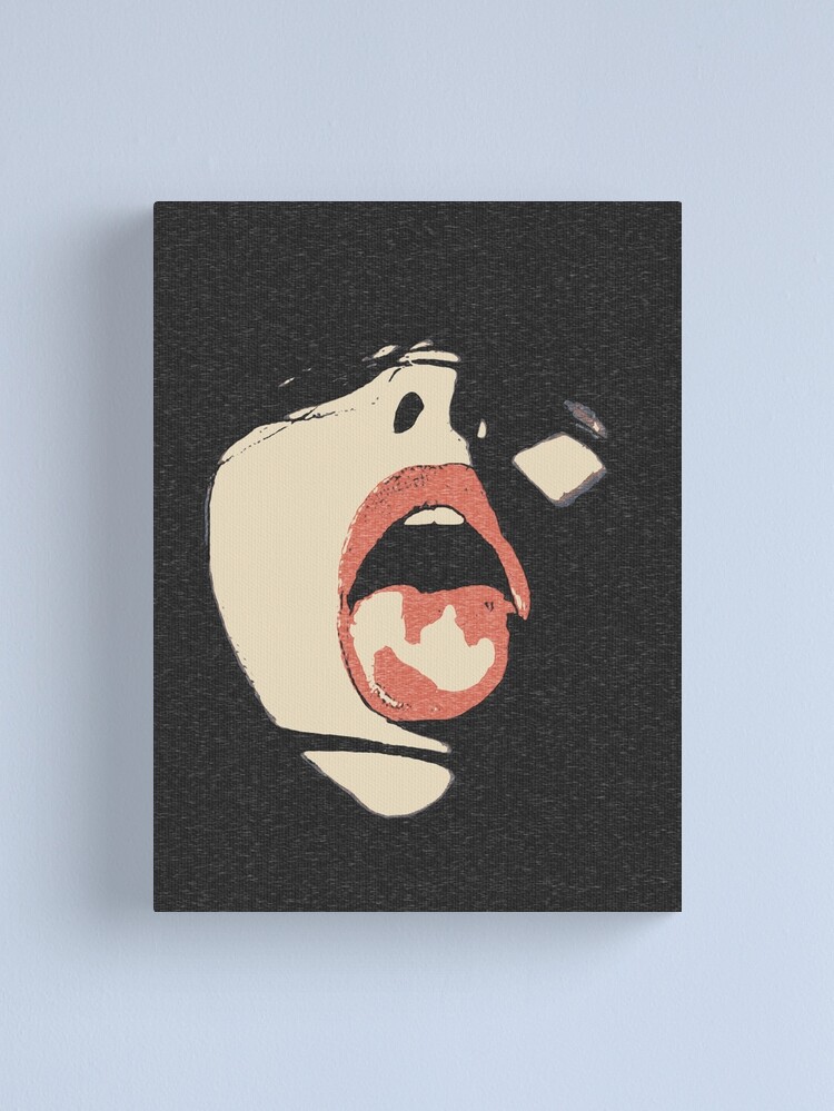 Alternate view of Naughty in the Dark Canvas Print
