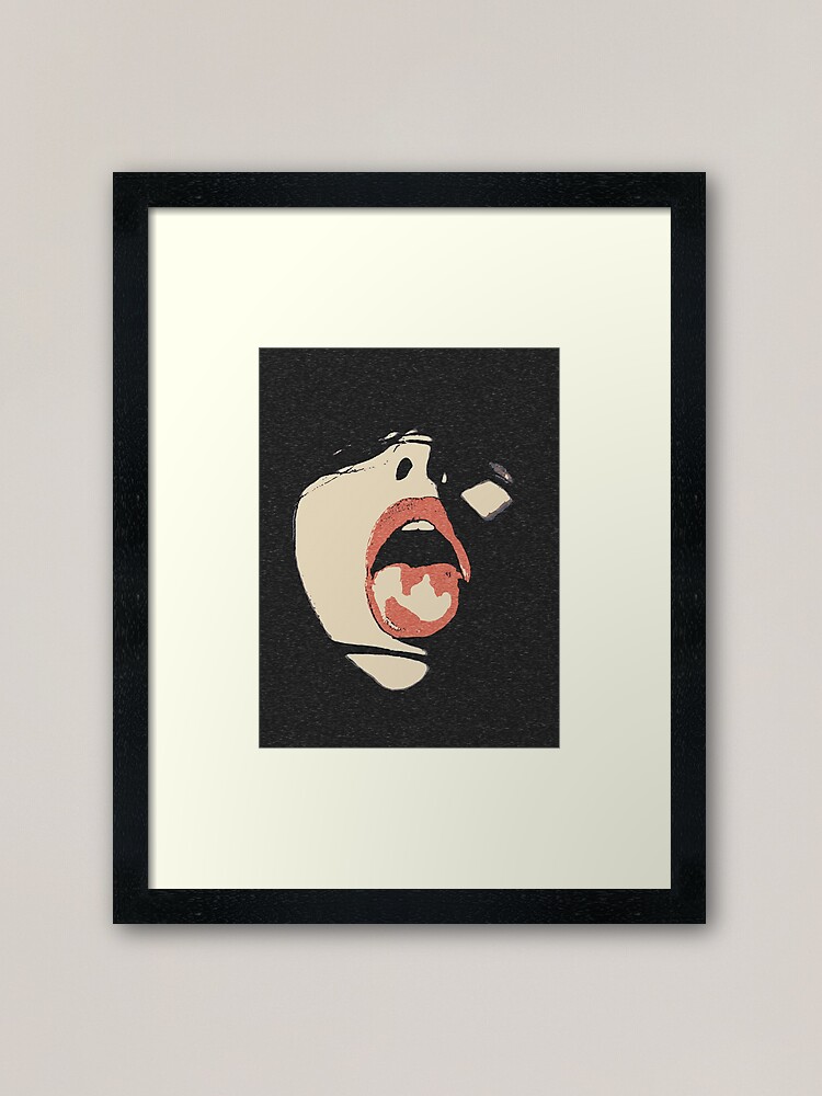 Alternate view of Naughty in the Dark Framed Art Print