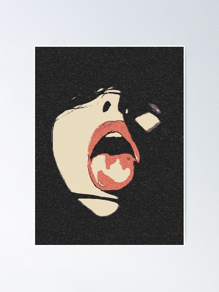Alternative Ansicht von Frech in der Dunkelheit Poster