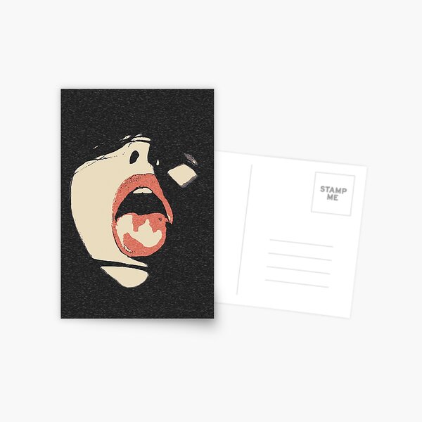 Naughty in the Dark Postcard