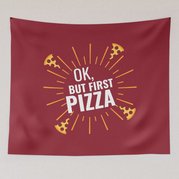 Item preview, Ok, But First Pizza designed and sold by spelina.