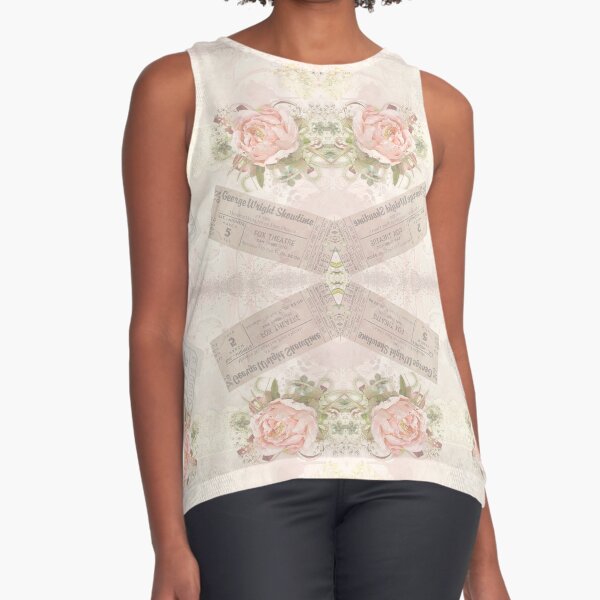 Drive-In Ticket Ephemera Sleeveless Top