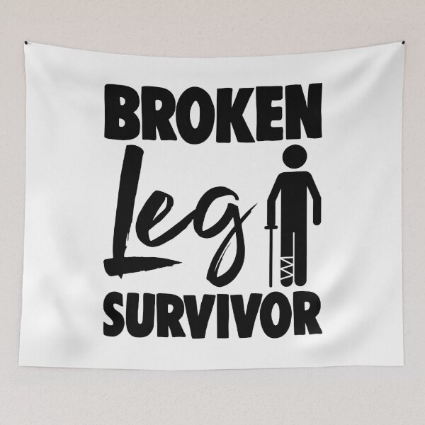Item preview, Broken Leg Survivor  designed and sold by Bendthetrend.