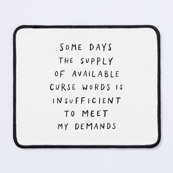 Item preview, Curse Words designed and sold by Me And The Moon.