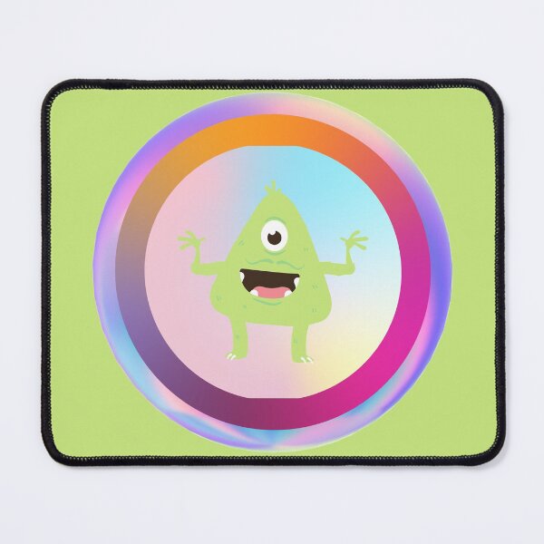 Item preview, Cute Green Monster designed and sold by Megan-Alice.