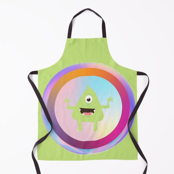 Item preview, Cute Green Monster designed and sold by Megan-Alice.