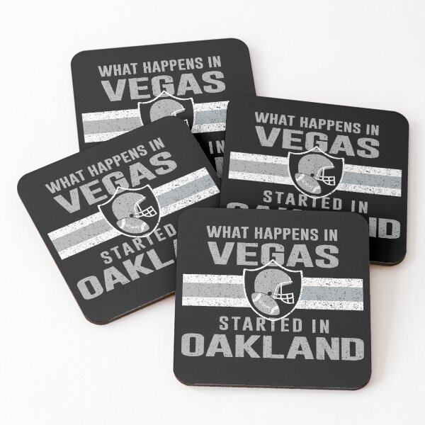 Item preview, What Happens in Vegas Started In Oakland - Football Tee For Fans designed and sold by bucktundBr.
