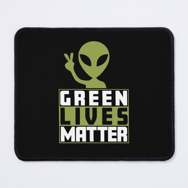 Item preview, Green Lives Matter Alien Peace T-Shirt (gray lives matter too!) designed and sold by Capybara Clothing.