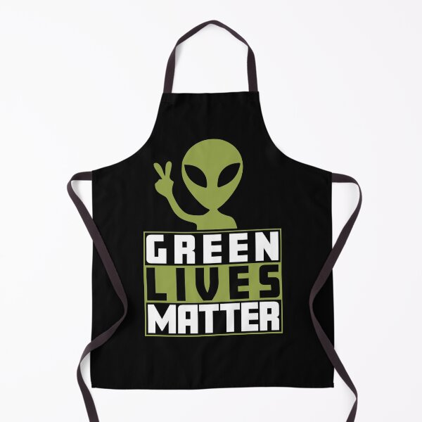 Item preview, Green Lives Matter Alien Peace T-Shirt (gray lives matter too!) designed and sold by Capybara Clothing.