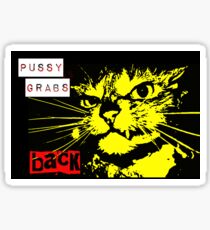 Pussy Grabs Back! Sticker