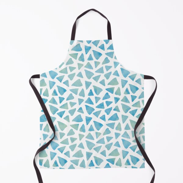 Item preview, Blue Watercolor Triangles designed and sold by PrettySimple Graphic Design.