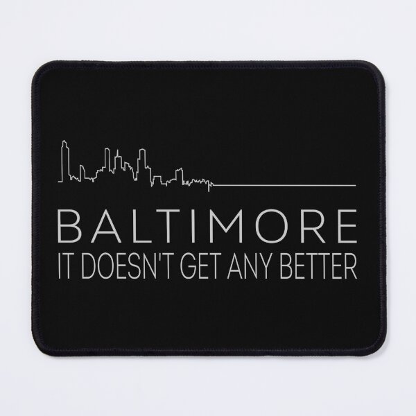 Item preview, Baltimore It Doesnt Get Any Better SkylineEKG Light/Dark designed and sold by floor3design.
