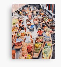 Water Vendors Canvas Print
