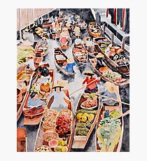 Water Vendors Photographic Print