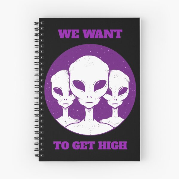 Item preview, We Want To Get High Martians (Black) designed and sold by HigherMartians.