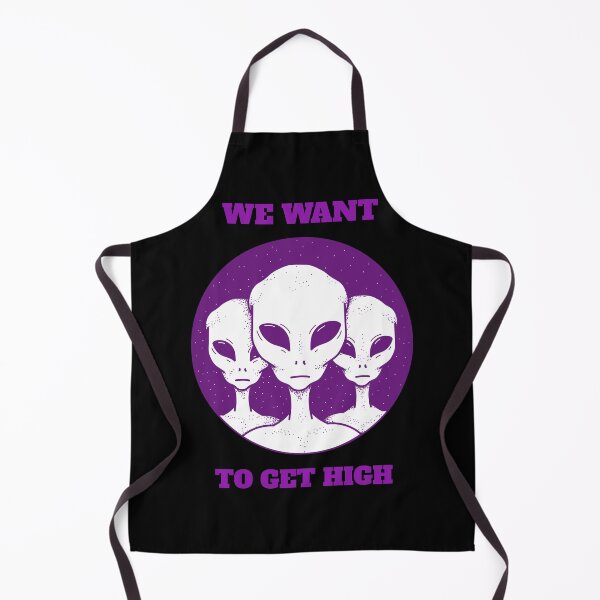 Item preview, We Want To Get High Martians (Black) designed and sold by HigherMartians.