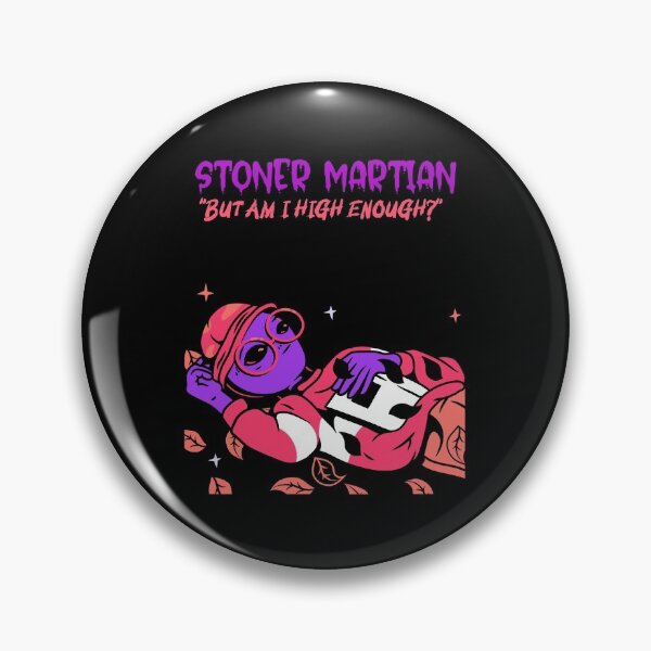 Item preview, Stoner Martian (Black) designed and sold by HigherMartians.