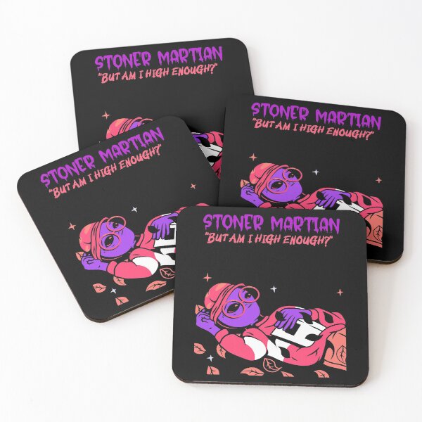 Item preview, Stoner Martian (Black) designed and sold by HigherMartians.