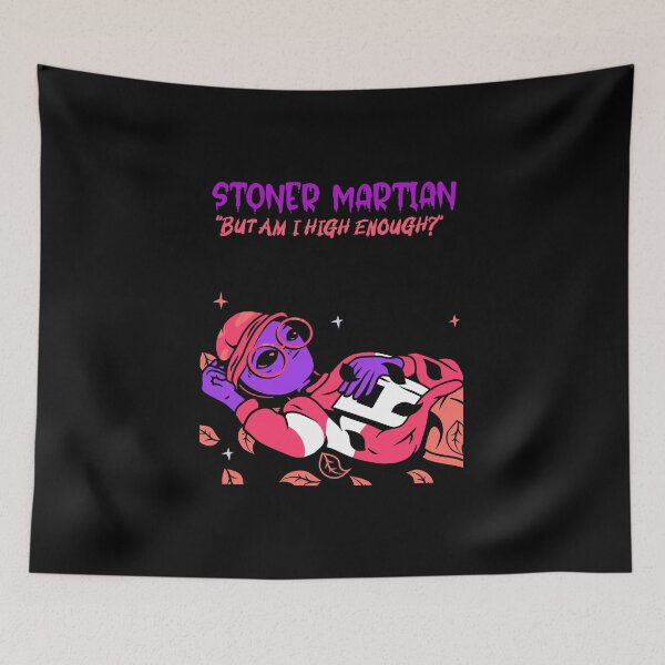 Item preview, Stoner Martian (Black) designed and sold by HigherMartians.