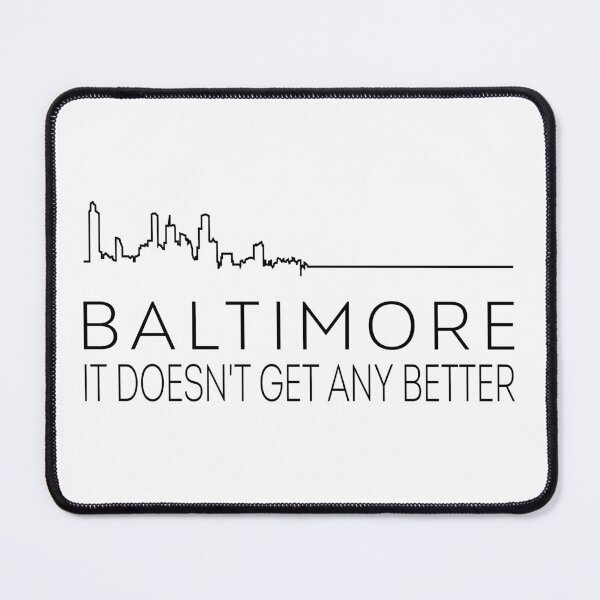 Item preview, Baltimore It Doesnt Get Any Better SkylineEKG Dark/Light designed and sold by floor3design.