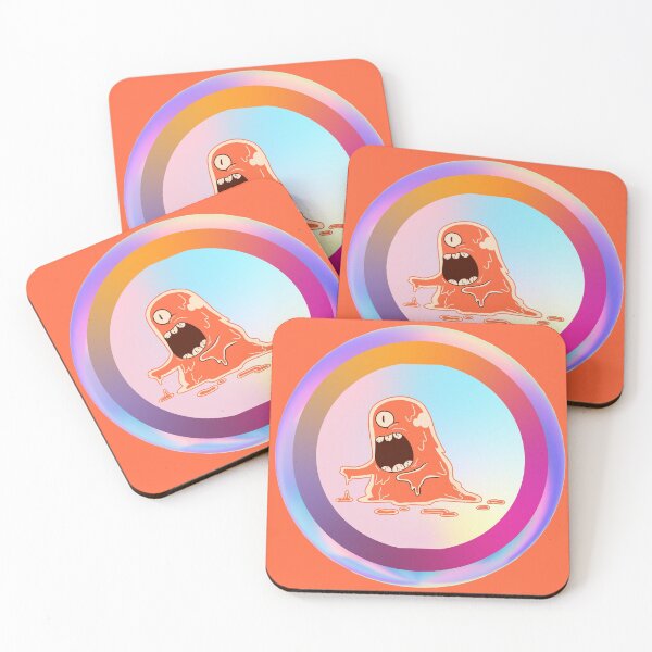 Item preview, Cute Orange Monster designed and sold by Megan-Alice.