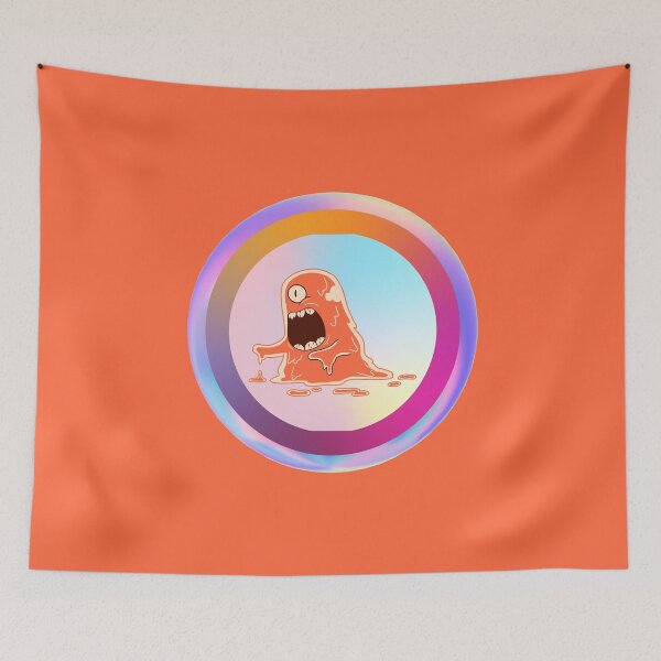 Item preview, Cute Orange Monster designed and sold by Megan-Alice.