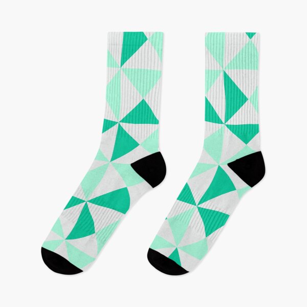 Item preview, Blue green tile print designed and sold by Seoul26.