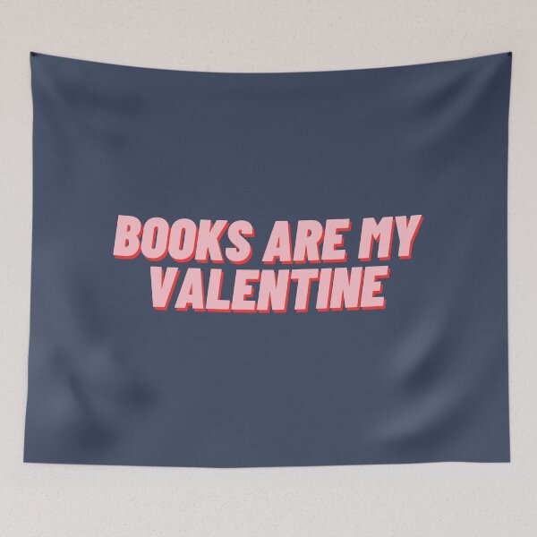 Item preview, Books Are My Valentine designed and sold by polishalpaca.