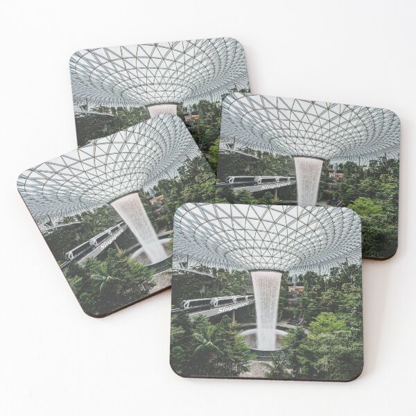 Item preview, Singapore - Iconic Indoor Waterfall in Airport designed and sold by leemcnut.