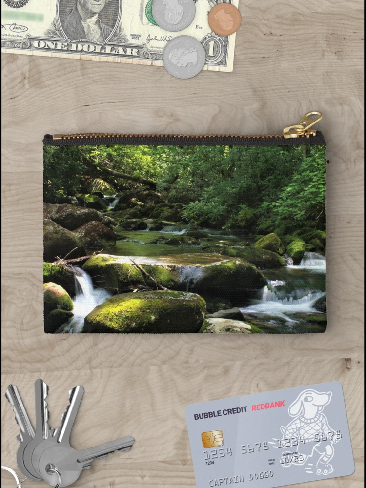 Thumbnail 3 of 4, Zipper Pouch, Mountain Stream designed and sold by Ryan Stephens.
