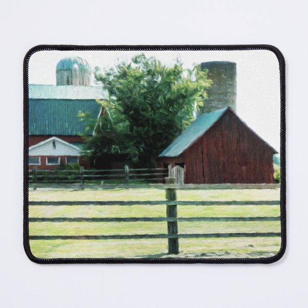 Item preview, Red Barn Behind The Corral designed and sold by Finding Fortuity.