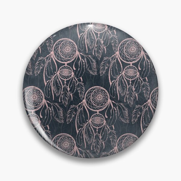 Artikelvorschau, Classy Rose Gold Dreamcatcher Graues Muster entworfen und verkauft von NdesignTrend.