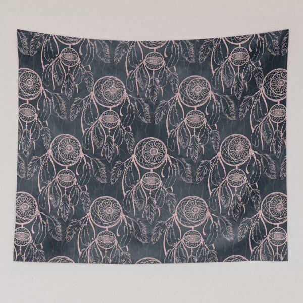 Item preview, Classy Rose Gold dreamcatcher Grey Pattern designed and sold by NdesignTrend.