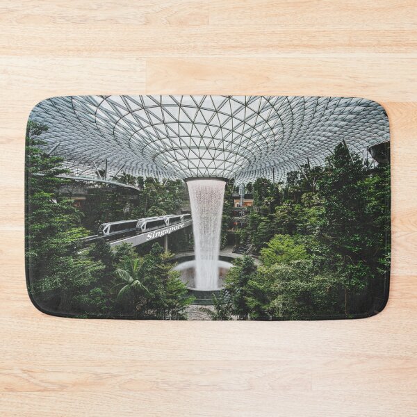 Item preview, Singapore - Iconic Indoor Waterfall in Airport designed and sold by leemcnut.