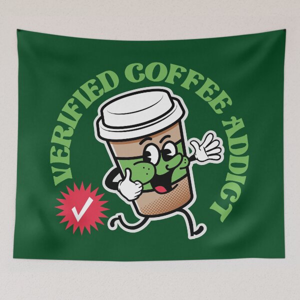 Item preview, Verified Coffee Addict  designed and sold by retrippy.