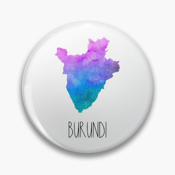 Item preview, Burundi Watercolor Map - Burundian designed and sold by MountainD.