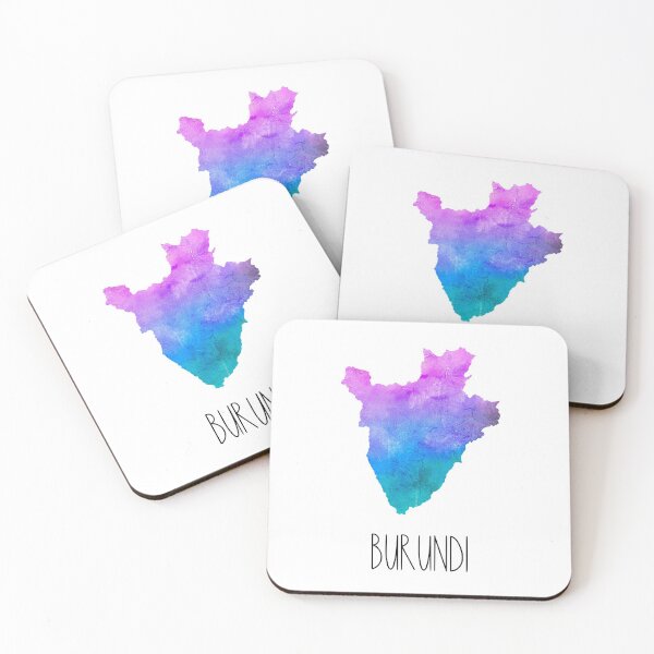 Item preview, Burundi Watercolor Map - Burundian designed and sold by MountainD.