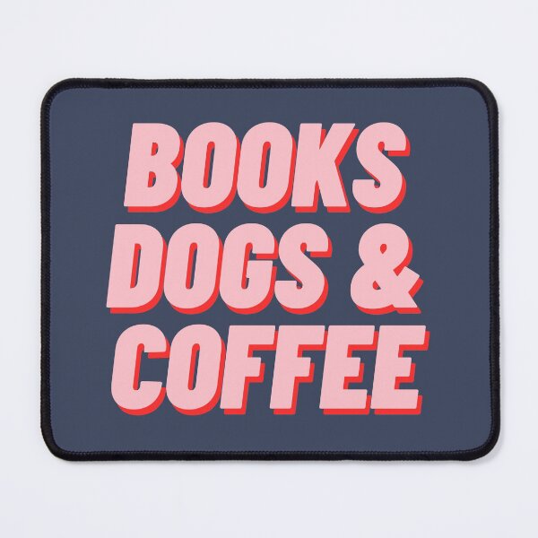 Item preview, Books Dogs & Coffee designed and sold by polishalpaca.