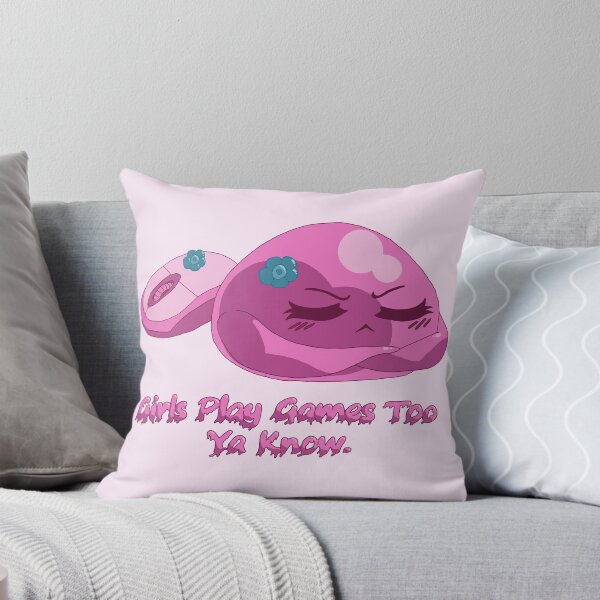 Item preview, Cute Pink Cartoon Slime Girl Gamer pc version 1 designed and sold by TheFoxyWolfShop.