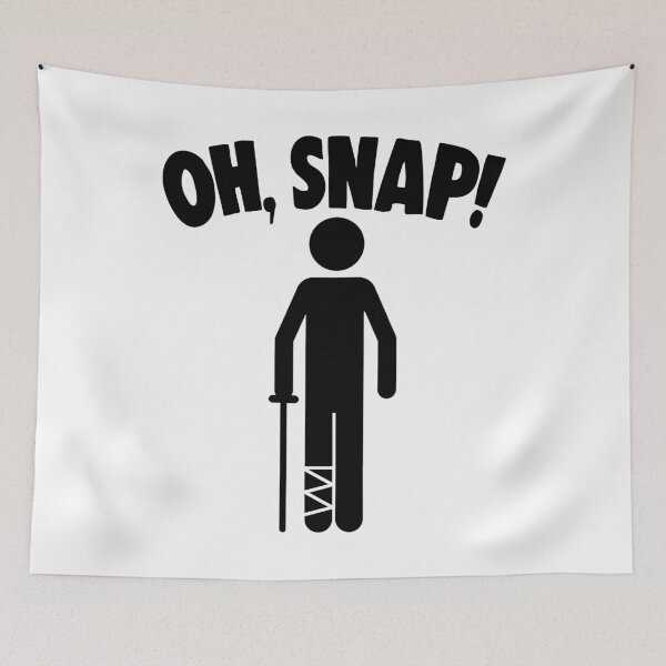 Item preview, Oh, Snap! Broken Leg designed and sold by Bendthetrend.