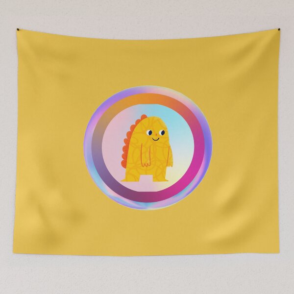 Item preview, Cute Yellow Monster designed and sold by Megan-Alice.
