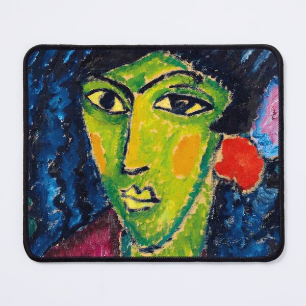 Item preview, Alexej von Jawlensky - Blue Scarf designed and sold by ArtExpression.