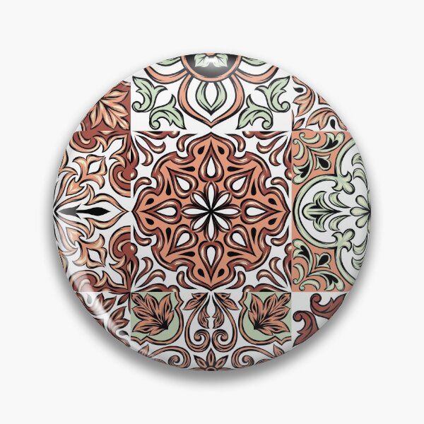 Item preview, Abstract patterns on ceramic tile, red designed and sold by Chinxi.