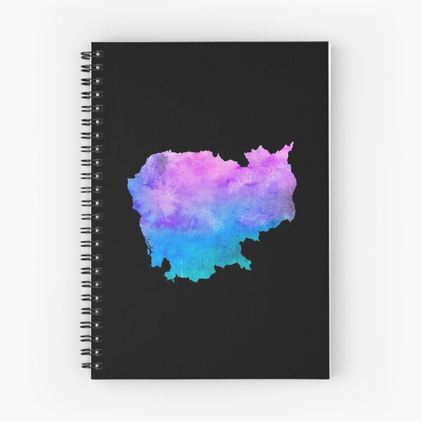 Item preview, Cambodia Watercolor Map - Cambodian designed and sold by MountainD.