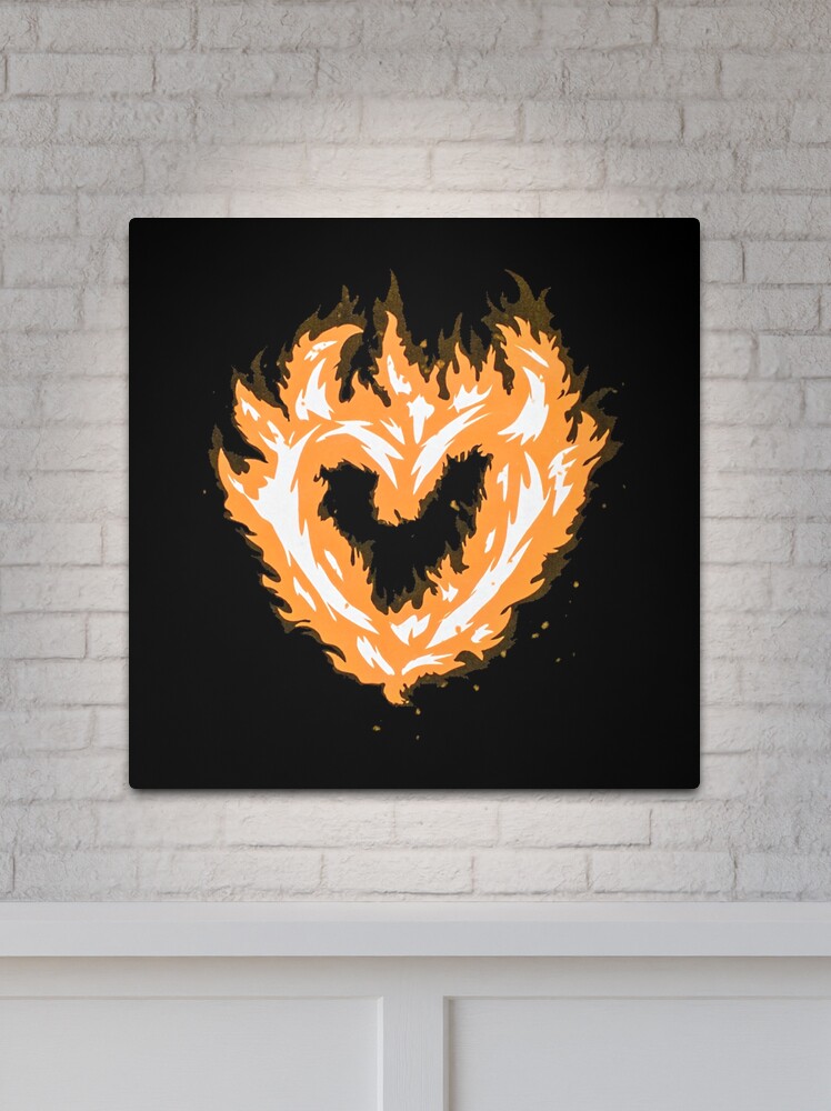 Sapnap Flame Name White Metal Print for Sale by Unlucky ㅤ