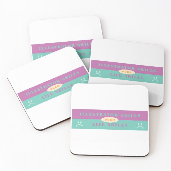 Item preview, Illustrator Skills over Life Skills designed and sold by Hannah Stetter.