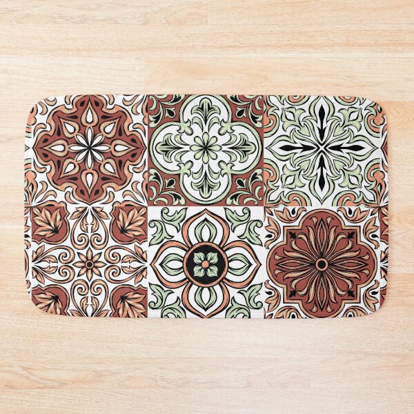 Item preview, Abstract patterns on ceramic tile, red designed and sold by Chinxi.