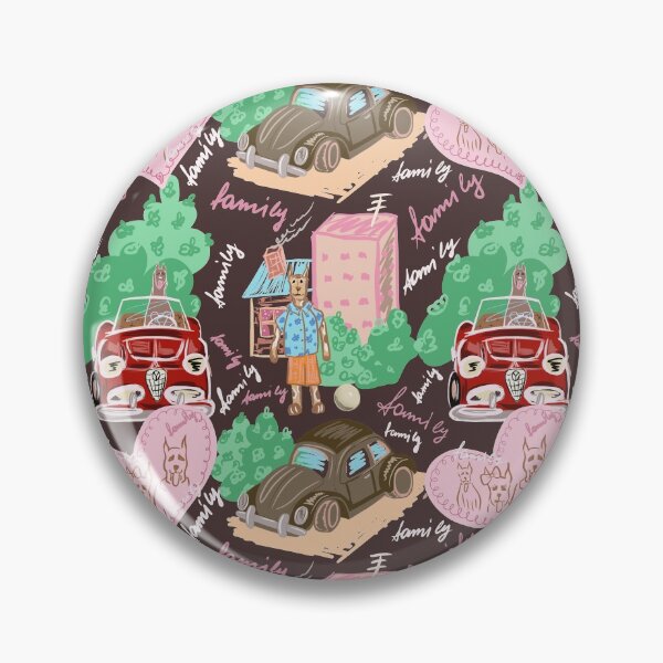 Item preview, Dogs, house and retro cars designed and sold by Labambapattern.