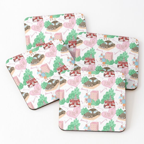 Item preview, Dogs, house and retro cars designed and sold by Labambapattern.