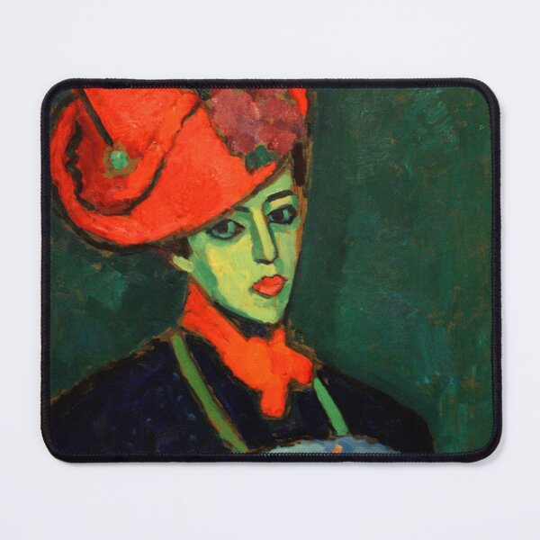 Item preview, Alexej von Jawlensky - Schokko with Red Hat designed and sold by ArtExpression.
